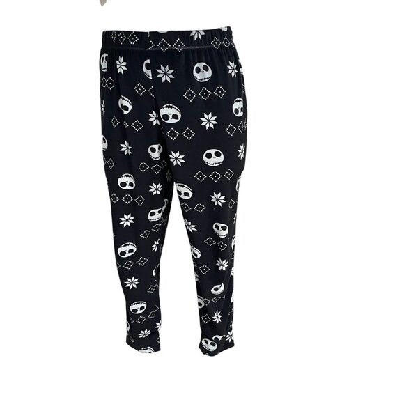 Disney Jack Skellington Sleep Pants 2X Cozy Gothcore Christmas Loungewear - Picture 6 of 9